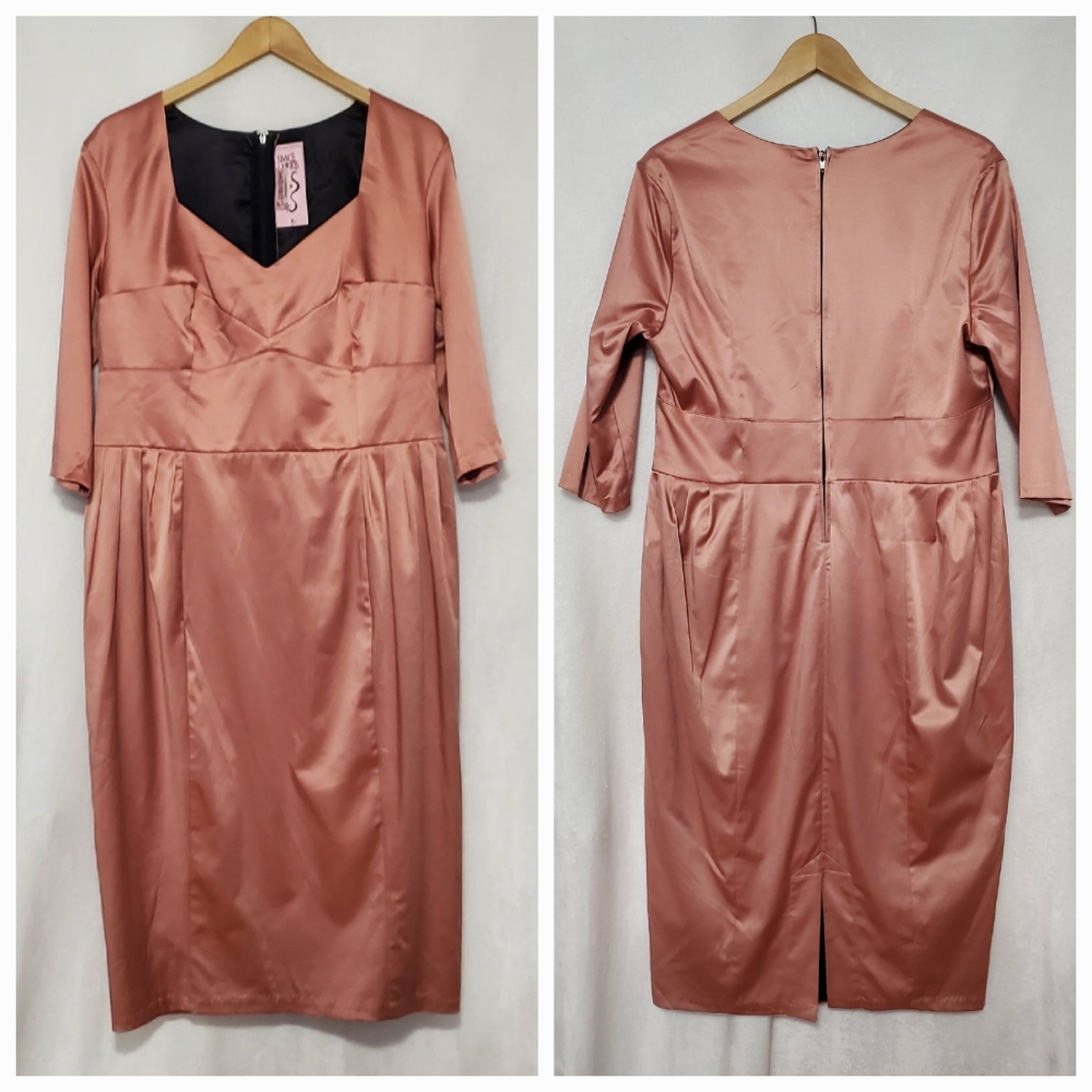 NWT Pinup Girl Deadly Dames Micheline Pitt Classic Dress Size 2X